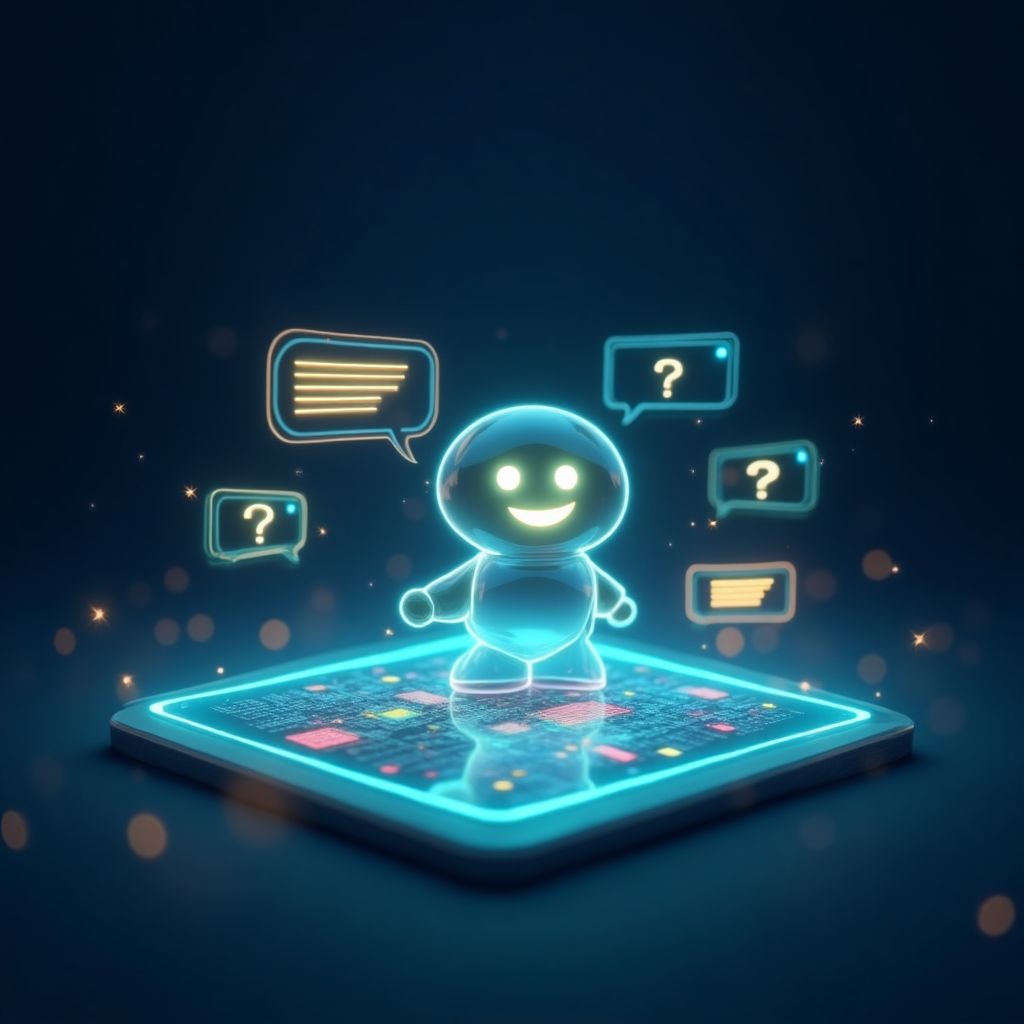 Visual astratto sull'intelligenza artificiale